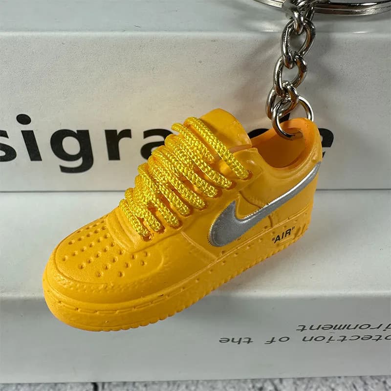 Nike Air Force 1 Low Mini Keychain — 22.af1ow yellow