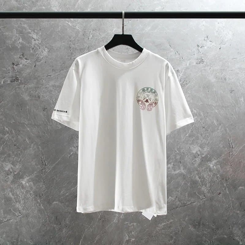 Chrome Hearts Cross Graphic Tee Multi-Cross Print — K6021 white