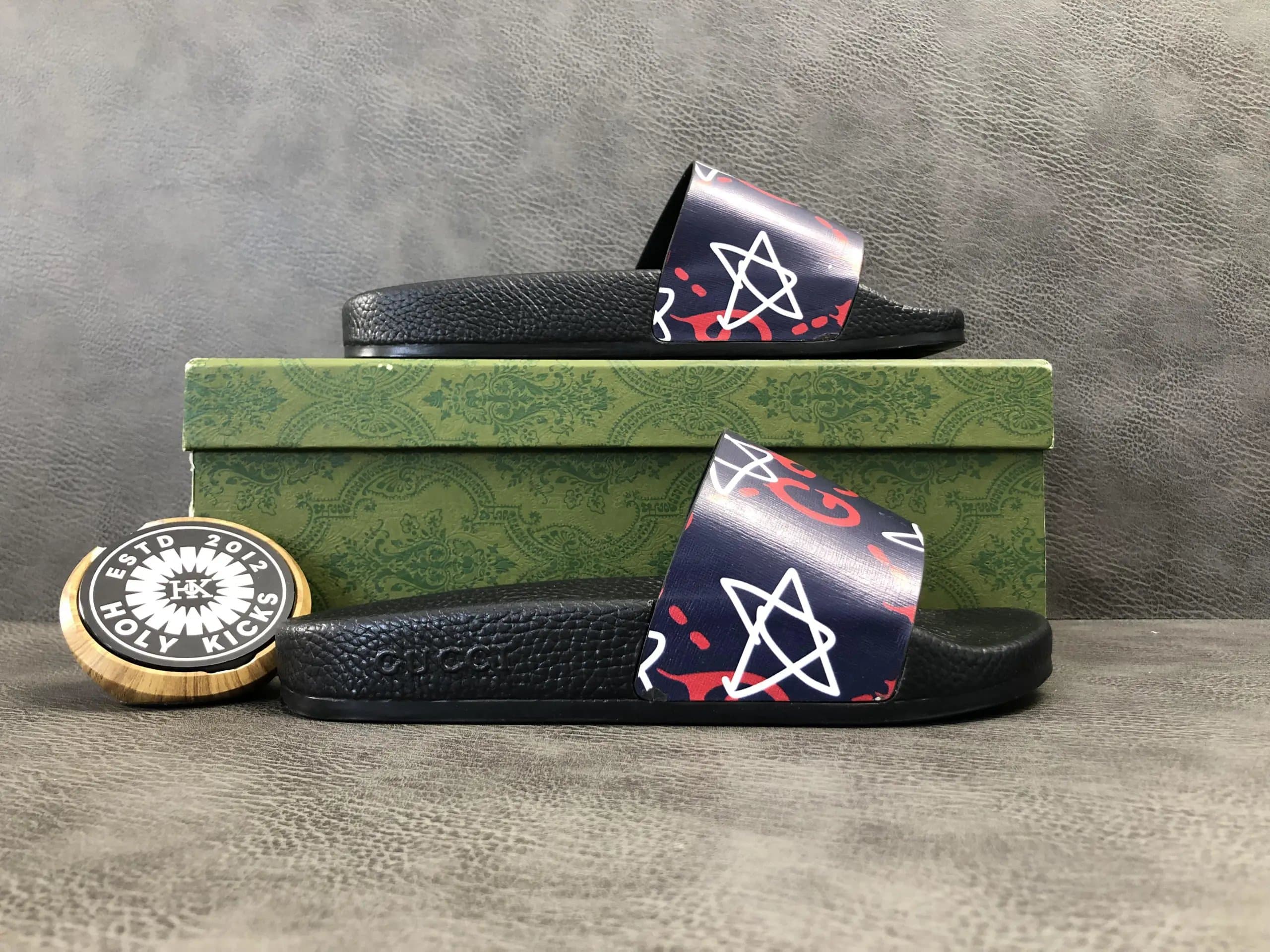 Gucci Slide Sandal Star Print