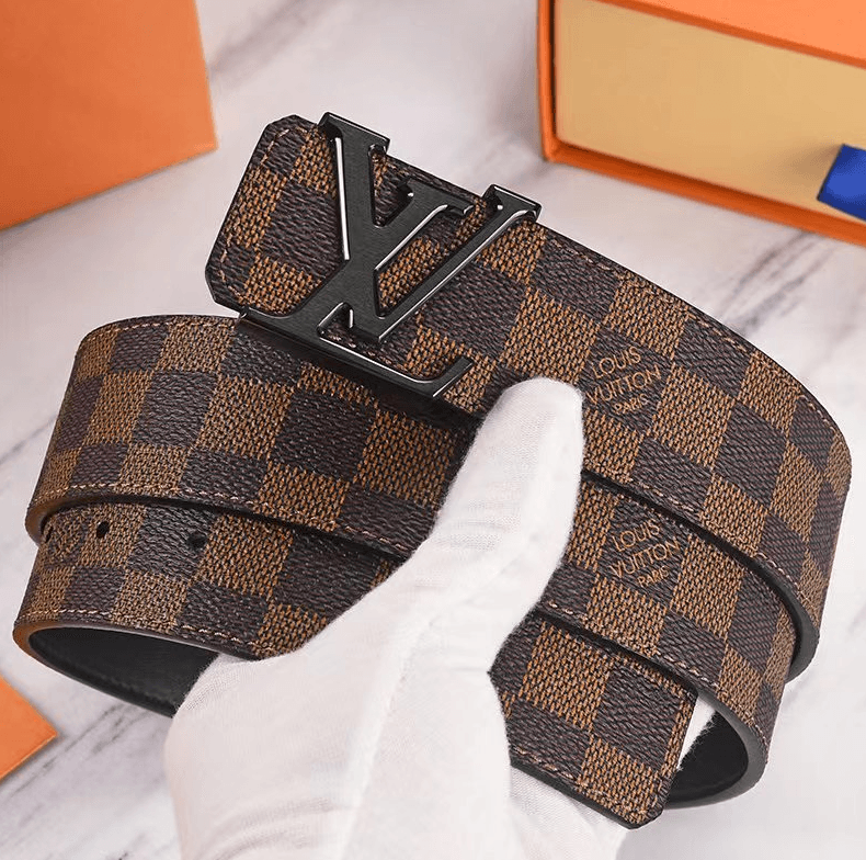 Louis Vuitton LV Initiales Belt Monogram Eclipse — A-2黑标