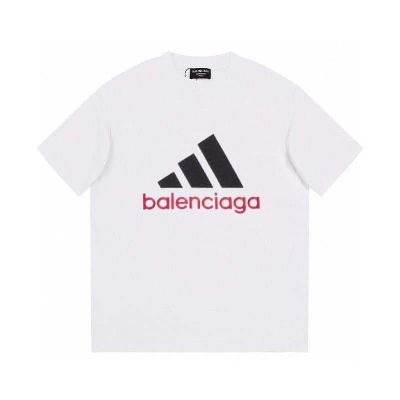 Balenciaga Logo T-Shirt Red Script — E30