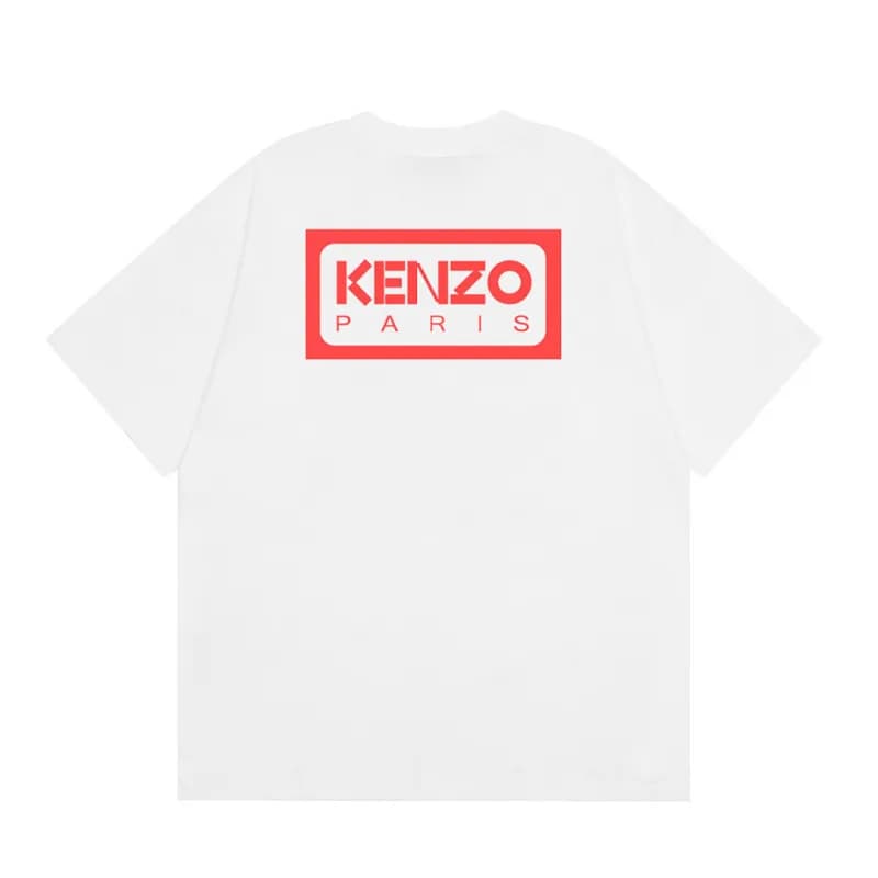Kenzo Logo T-Shirt Red Box Logo