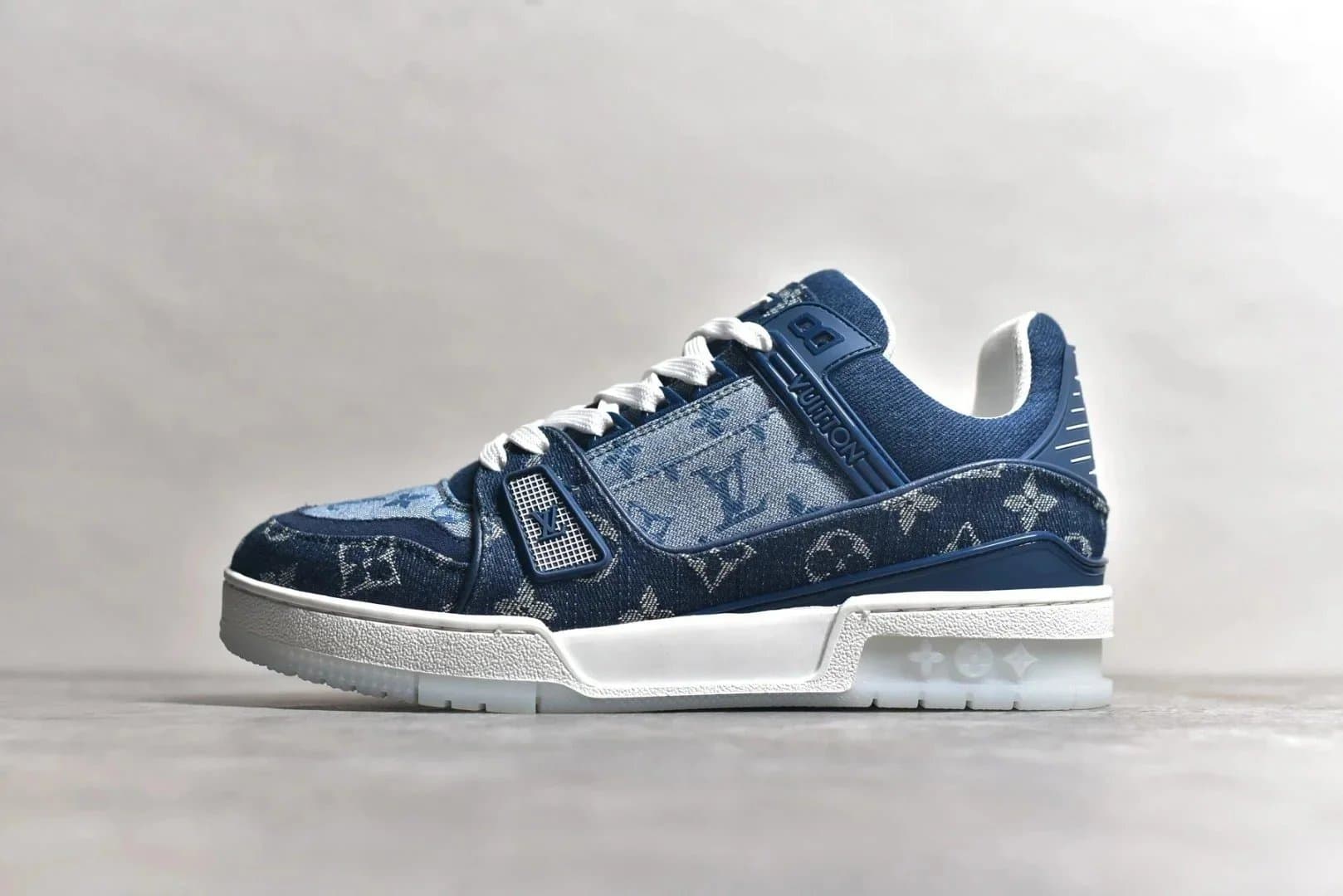 Louis Vuitton LV Trainer Monogram Denim