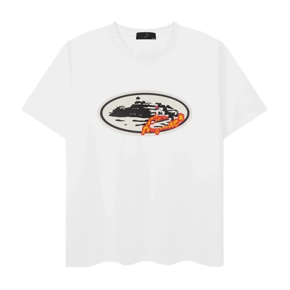 Supreme Box Logo Tee Rip World Print — 14