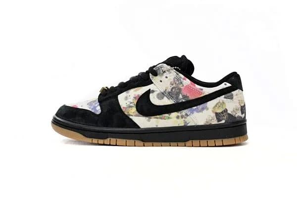 Nike × Supreme SB Dunk Low Floral Print