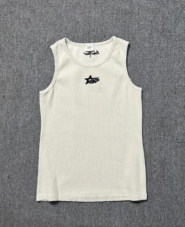 Sp5der Ribbed Tank Top Star Logo