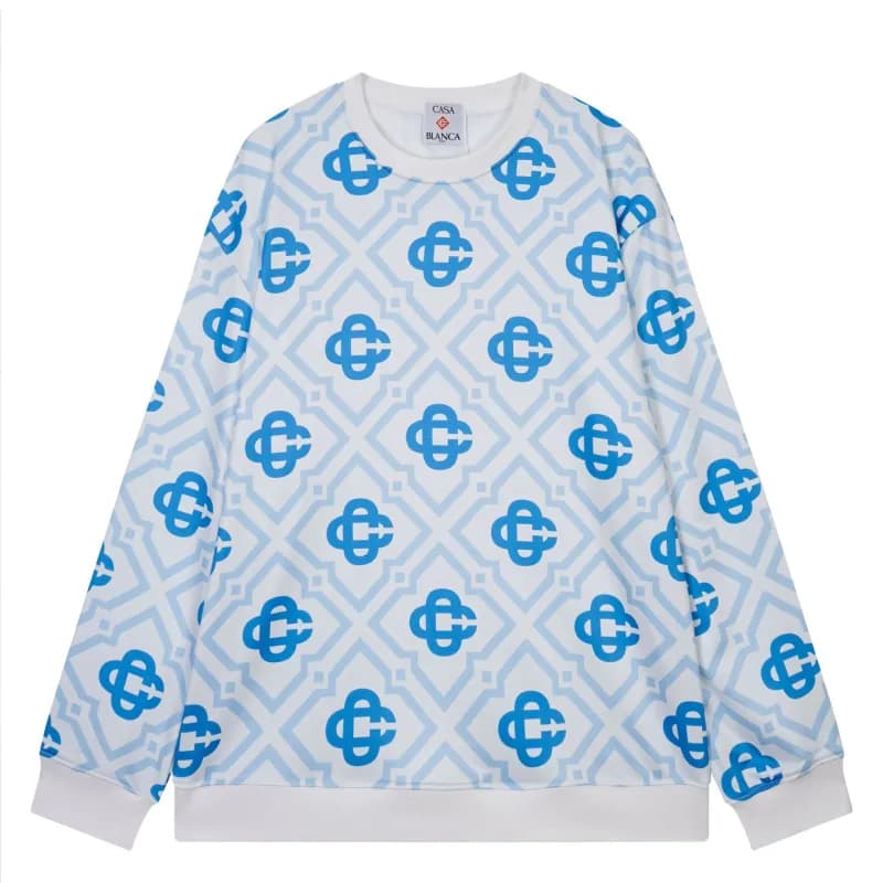 Balmain Logo Sweatshirt Classic Logo — V62 white