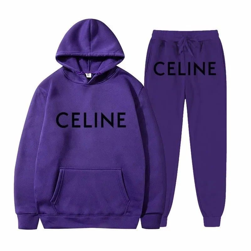 Celine Logo Joggers White Logo — 29