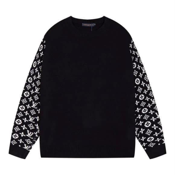 Louis Vuitton Knit Sweater Monogram Sleeve