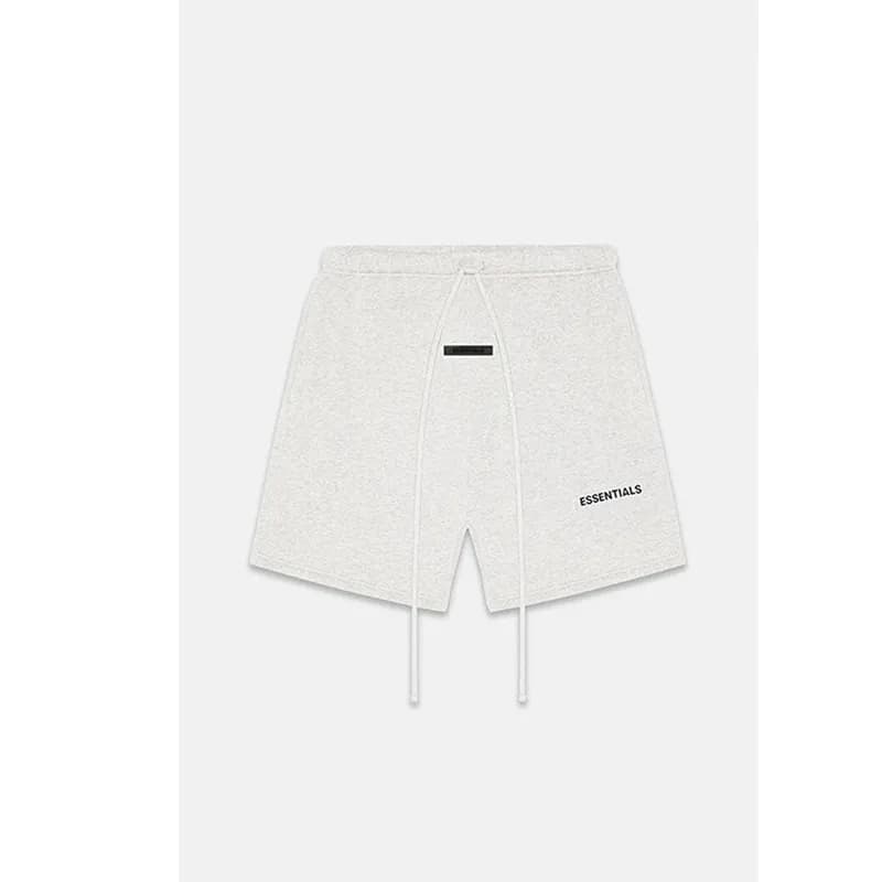 Fear of God Essentials Fleece Shorts Heather Grey