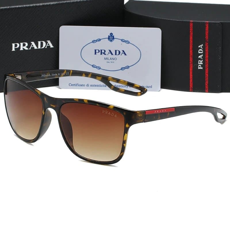 Prada Sunglasses Tortoiseshell Frame with Gradient Lenses
