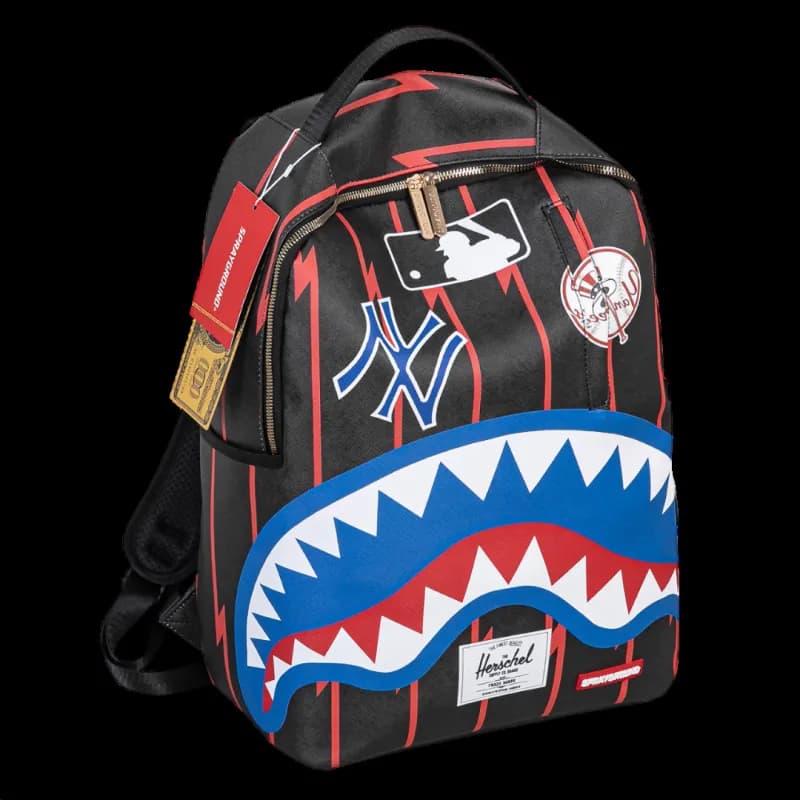 Sprayground Shark Mouth Backpack NY Yankees MLB