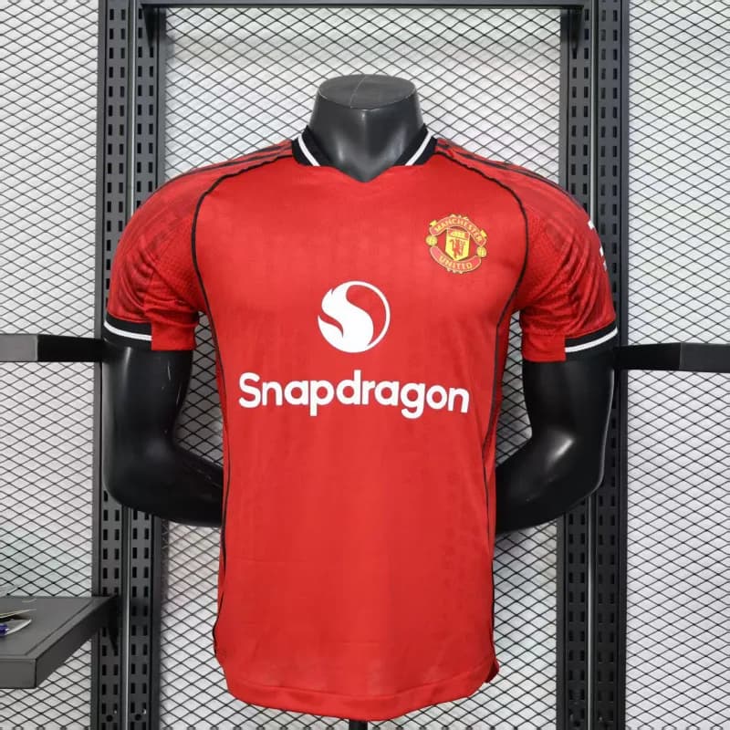 Adidas Manchester United Home Jersey Snapdragon Sponsor