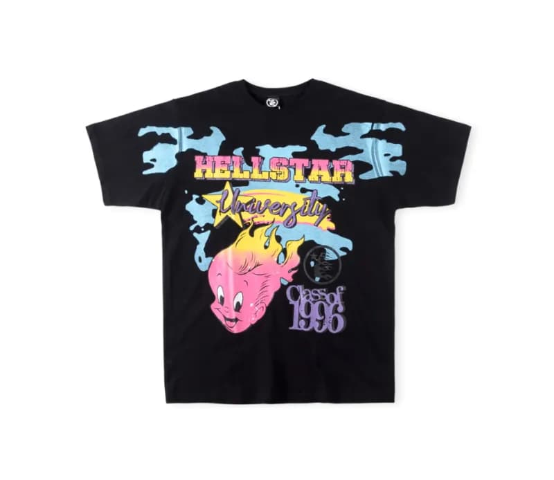 Joggers Hellstar Logo Print — 82