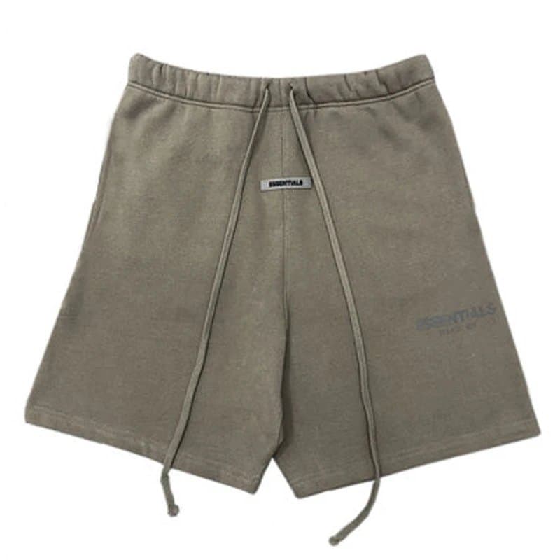 Fear of God Essentials Fleece Shorts Essentials Logo — 炭灰色(加绒原版)