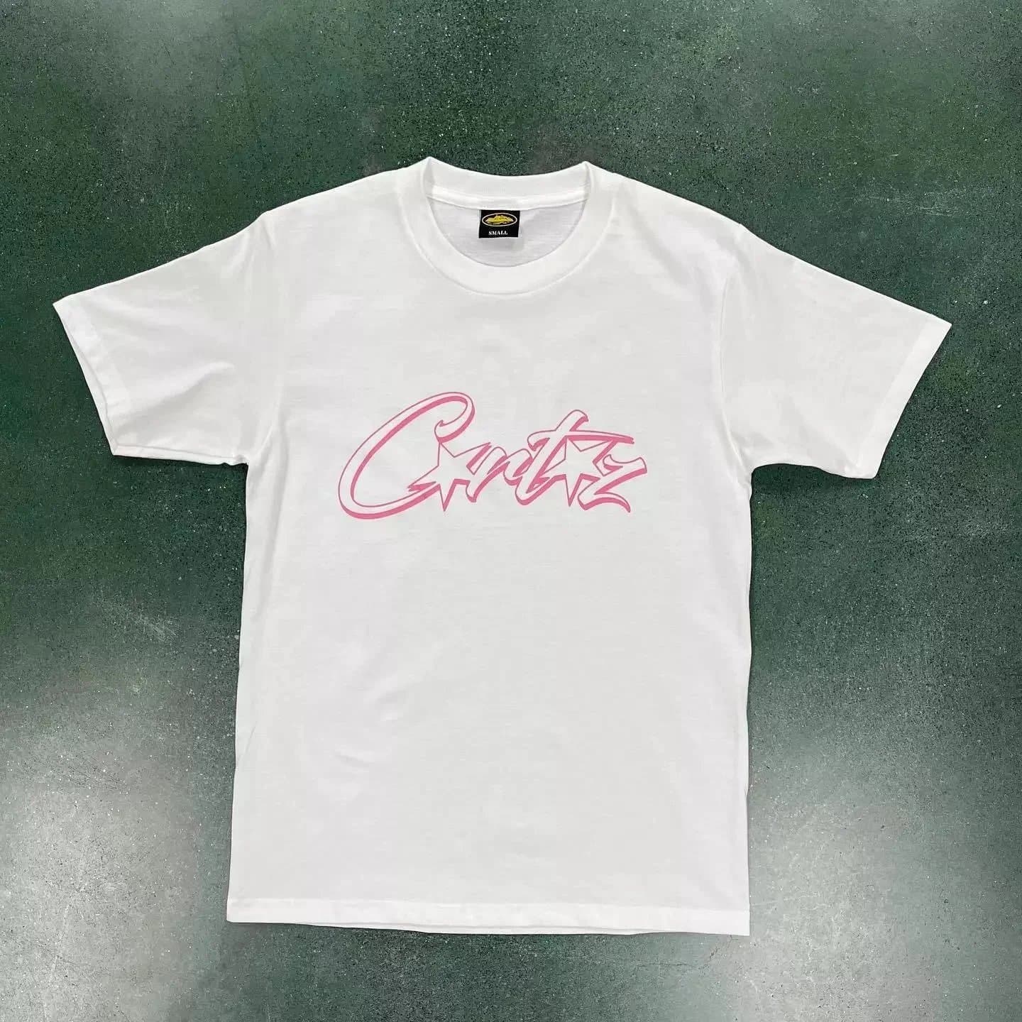 Logo Tee Corteiz Script — 29白色