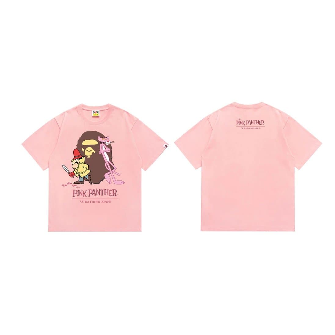 BAPE Graphic Tee Ape Head Print — 181粉