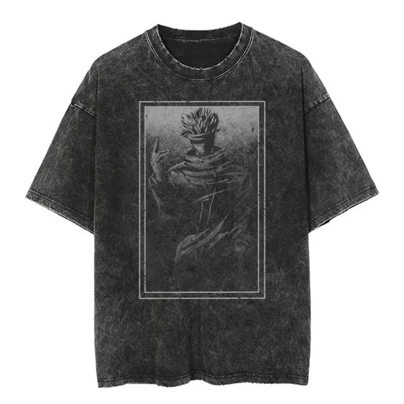 Graphic T-Shirt Acid Wash Print