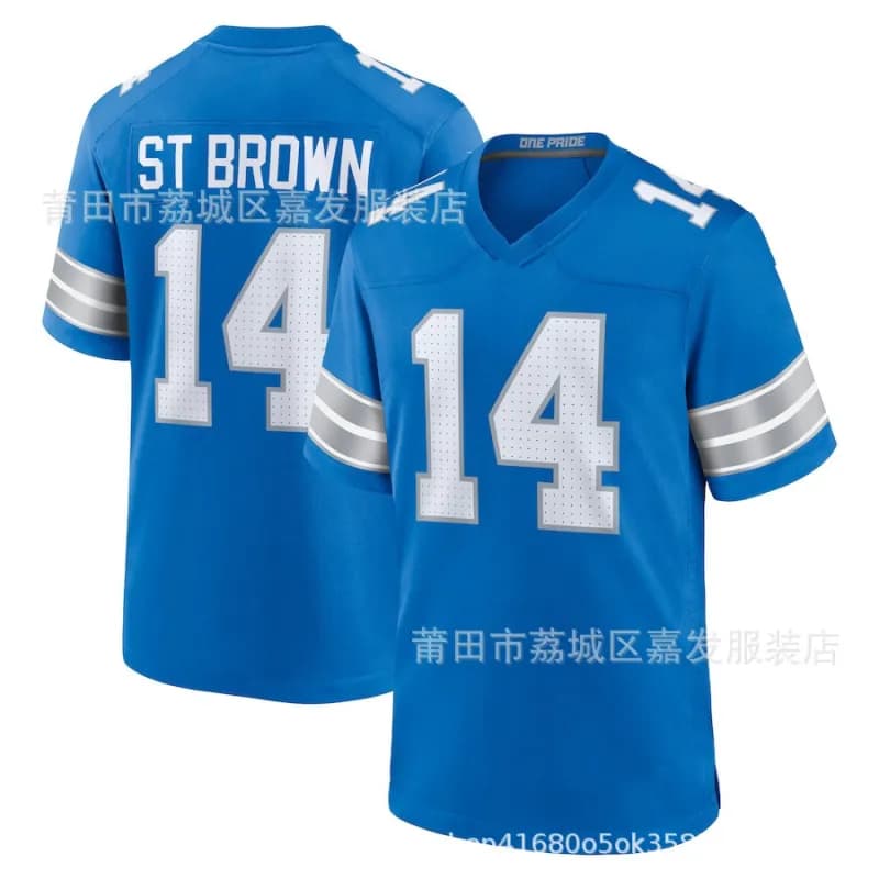 NFL V-Neck Jersey St Brown #14