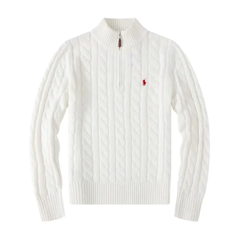 Polo Ralph Lauren Cable Knit Quarter-Zip Sweater Classic Cable