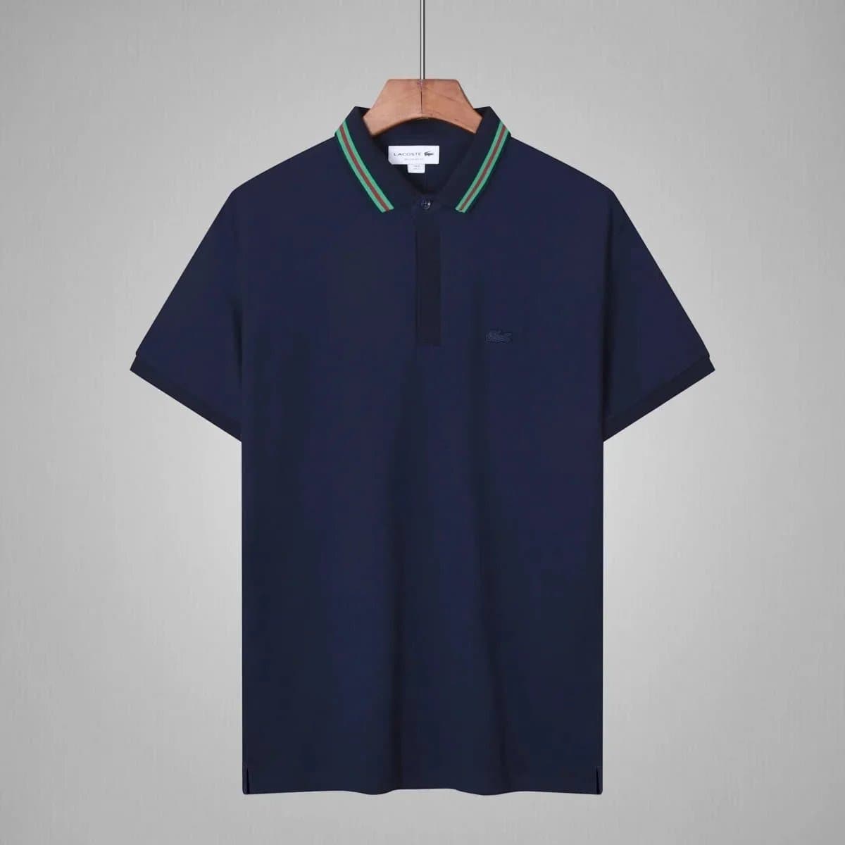Lacoste Polo Shirt Classic Fit with Contrasting Collar Trim