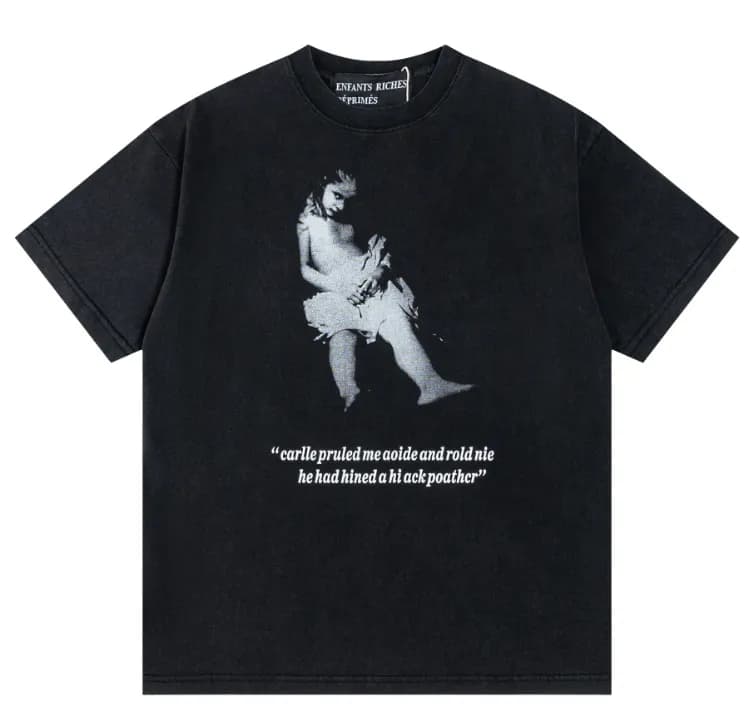 Anti Social Social Club Graphic Tee Enfants Riches Déprimés Print — ER128