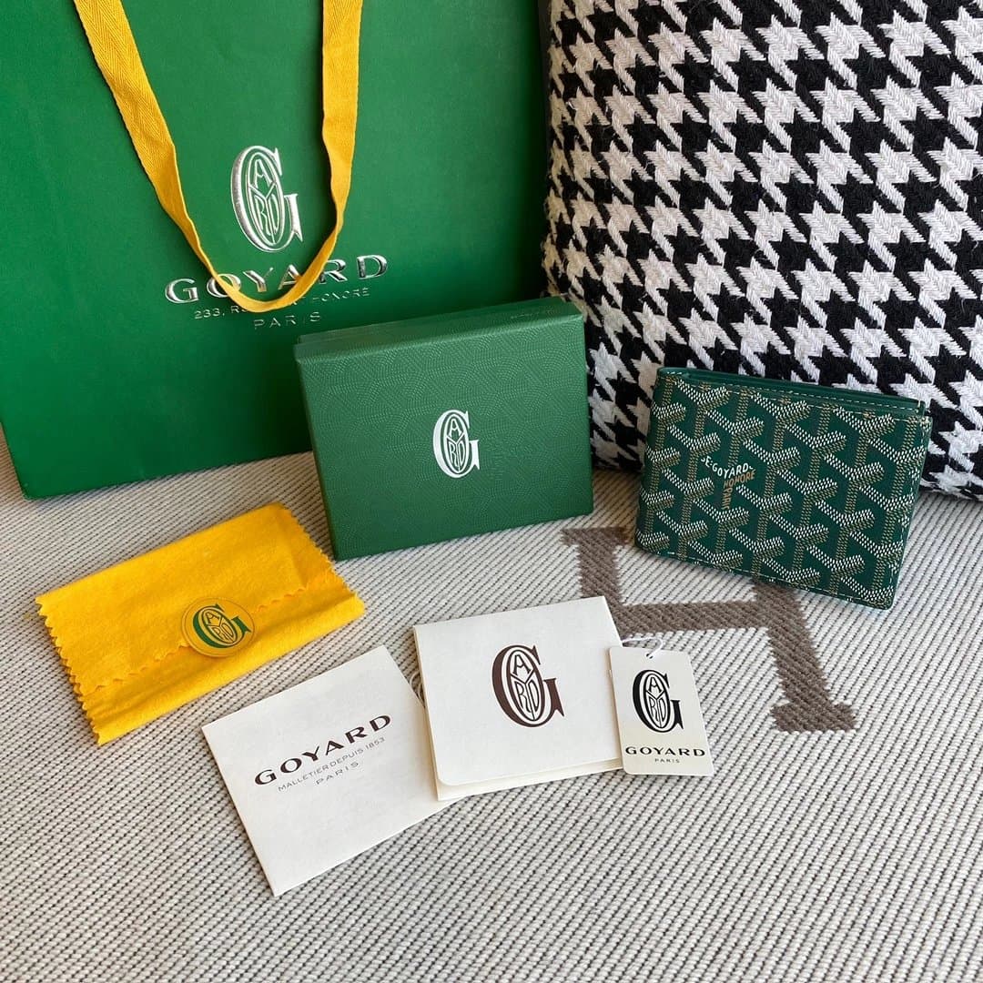 Goyard Bifold Wallet Goyardine Canvas