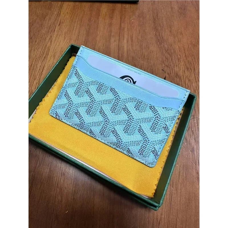 Goyard Card Holder Goyardine Canvas