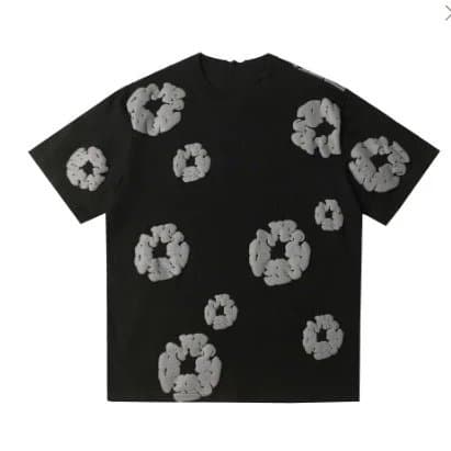 Balenciaga Scrunched Logo Tee 3D Logo Print
