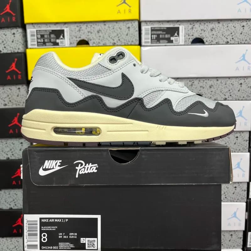 Nike Air Max 1/PP Black/Grey/White
