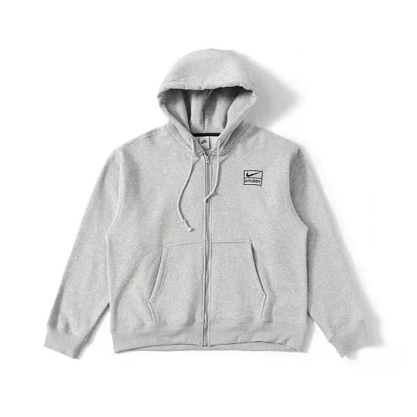 Nike Zip-Up Hoodie Heather Grey