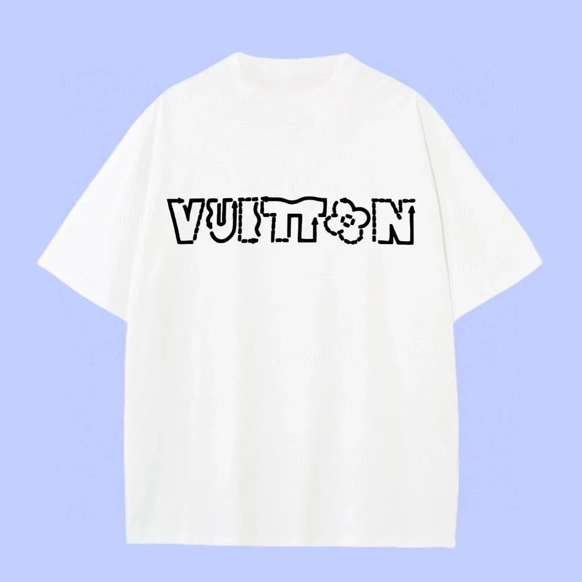 Louis Vuitton T-Shirt Vuitton Logo Print