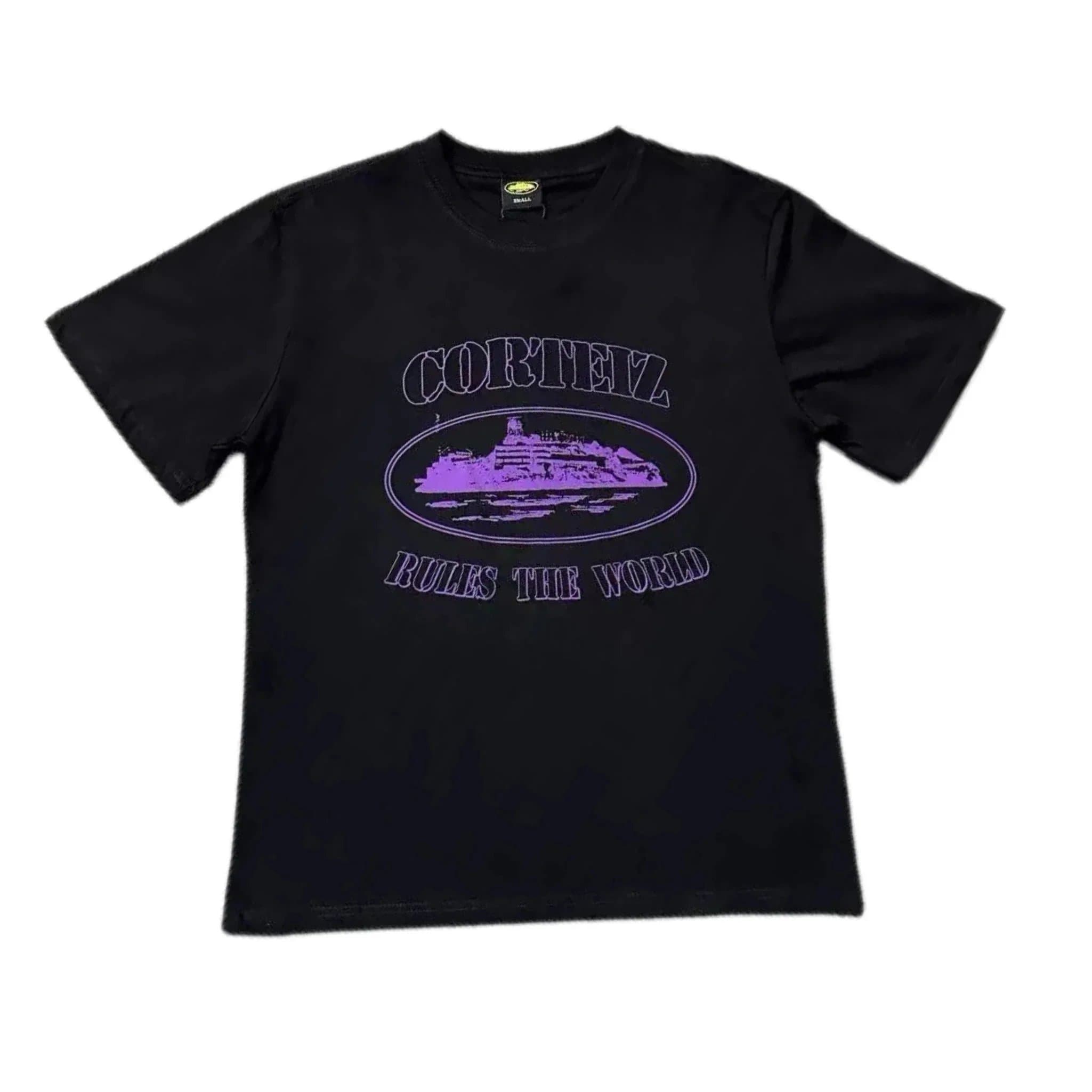 Graphic Tee Corteiz Rules the World