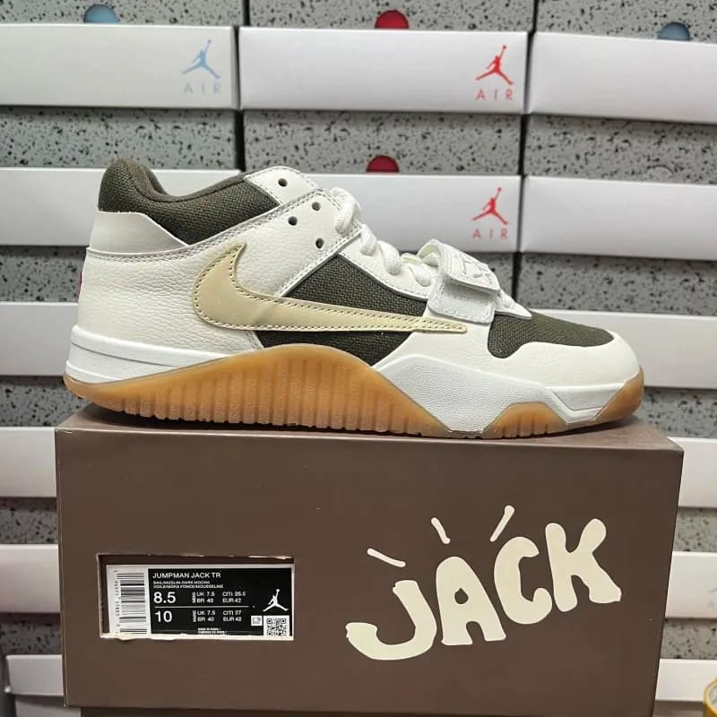 Jordan × Travis Scott Jumpman Jack TR Low Olive