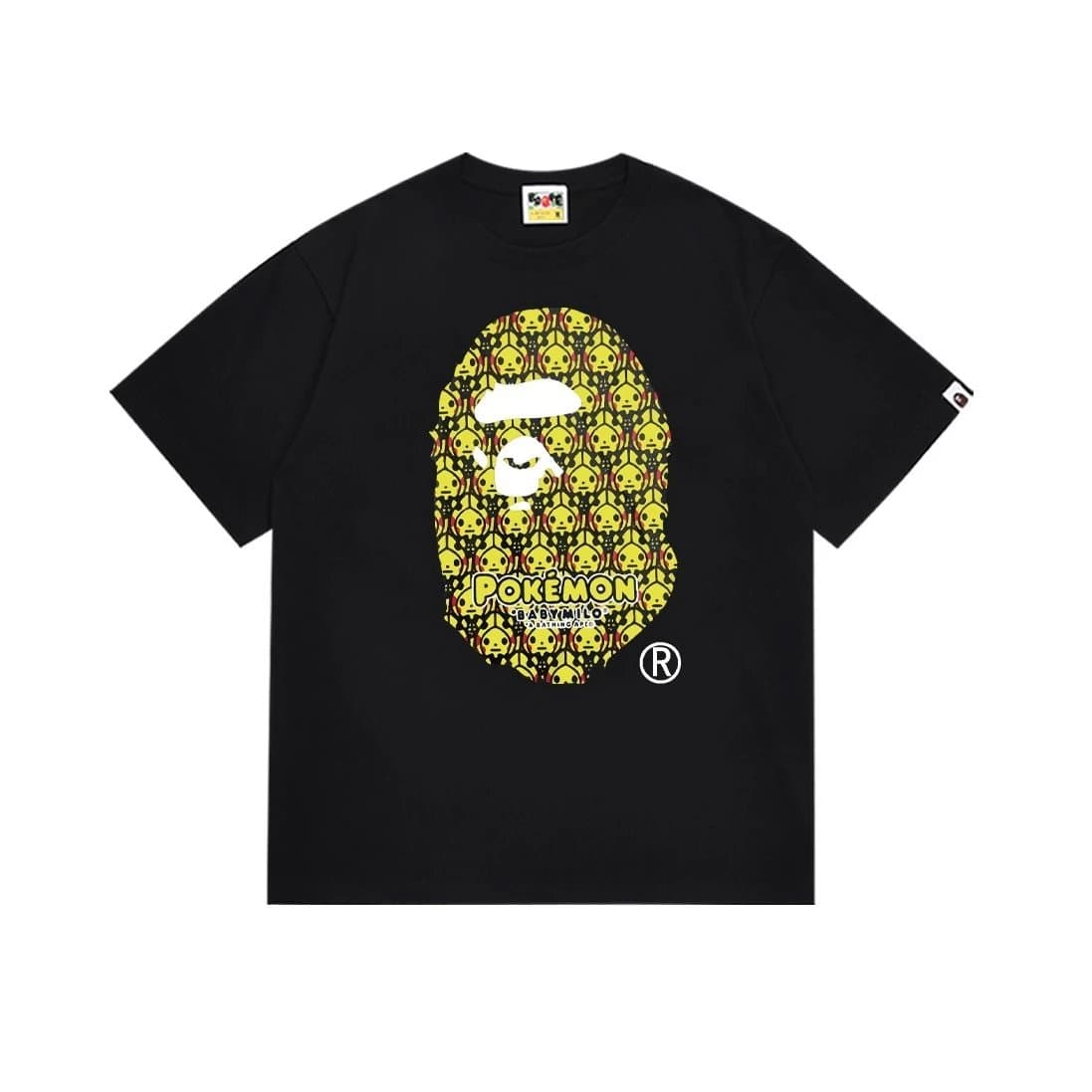 BAPE Ape Head T-Shirt Pokémon Pikachu Print