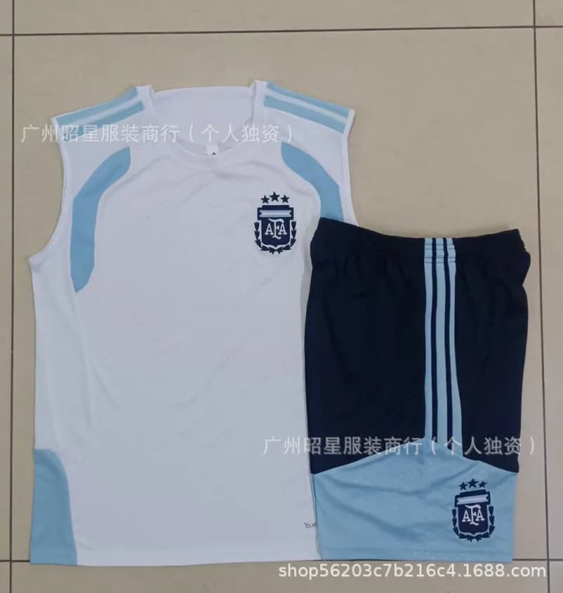 Adidas Real Madrid Training Kit Emirates Fly Better — 2627背心阿根廷白色