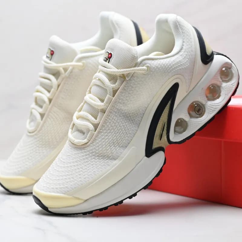 Nike Air Max TN Triple White with Beige Accents