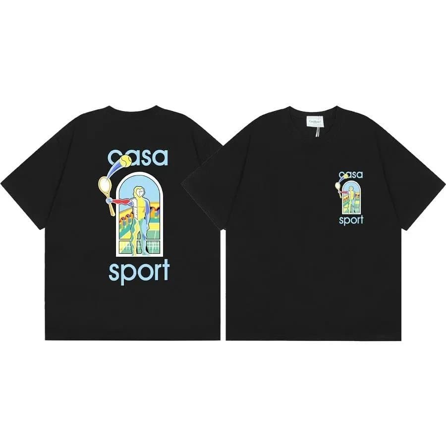 Casablanca Sport Graphic Tee Casa Sport Print