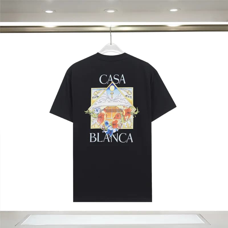 Aimé Leon Dore Casablanca Graphic Tee Casablanca Jet Print — 961 black