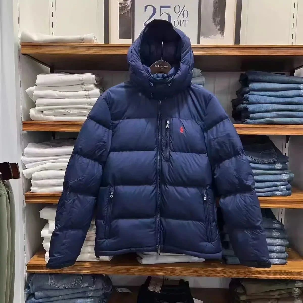 Polo Ralph Lauren Puffer Jacket Classic Fit — 蓝色