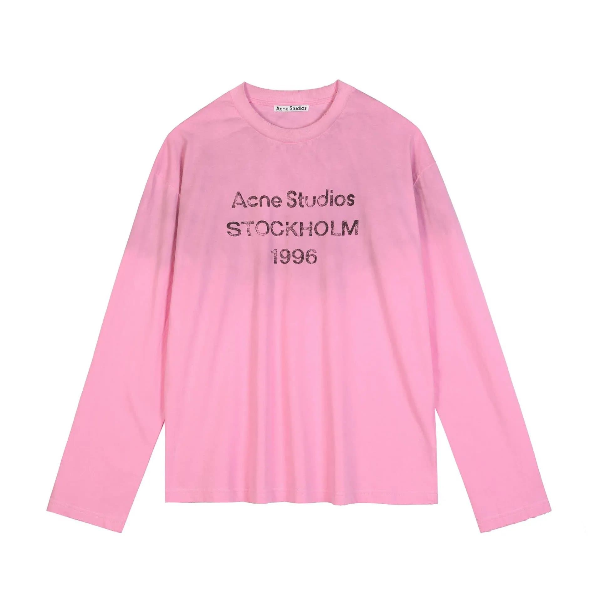 Acne Studios Long Sleeve Tee Logo Print — 5