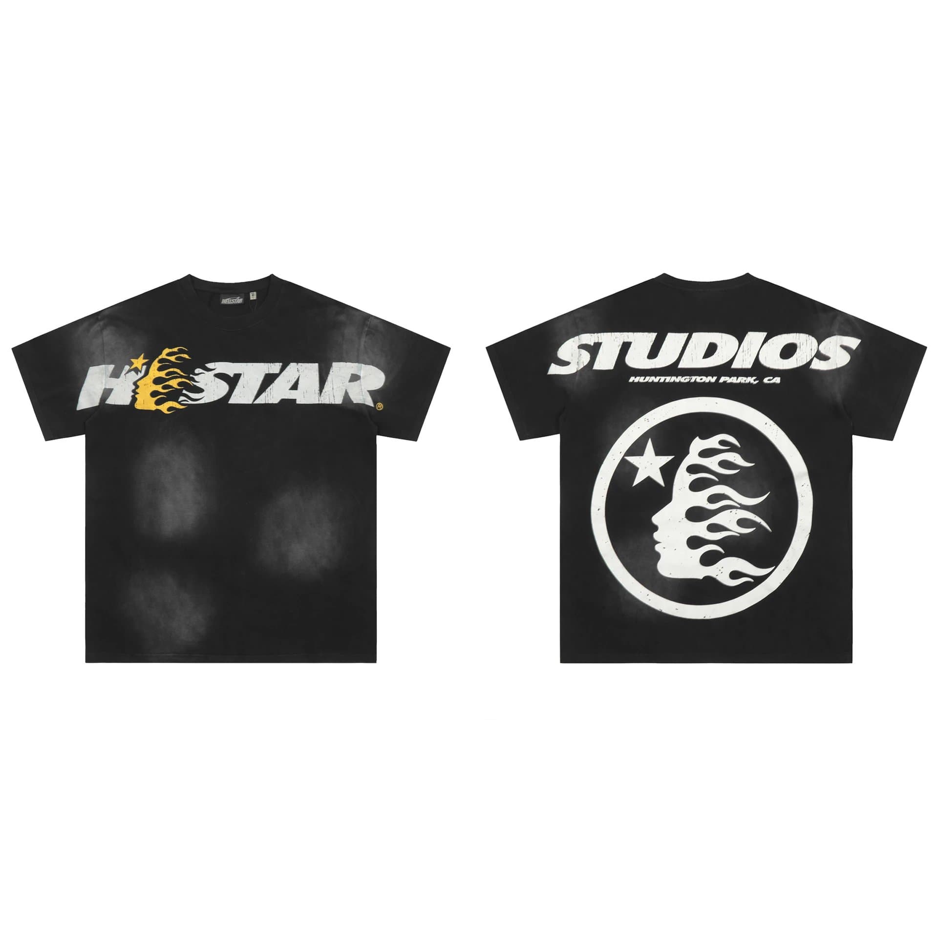 Hellstar Graphic Tee Flame Logo — H632黑色