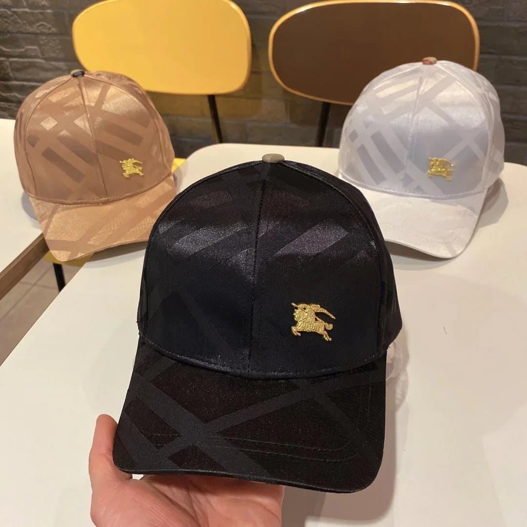 Burberry Check Cap Icon Stripe