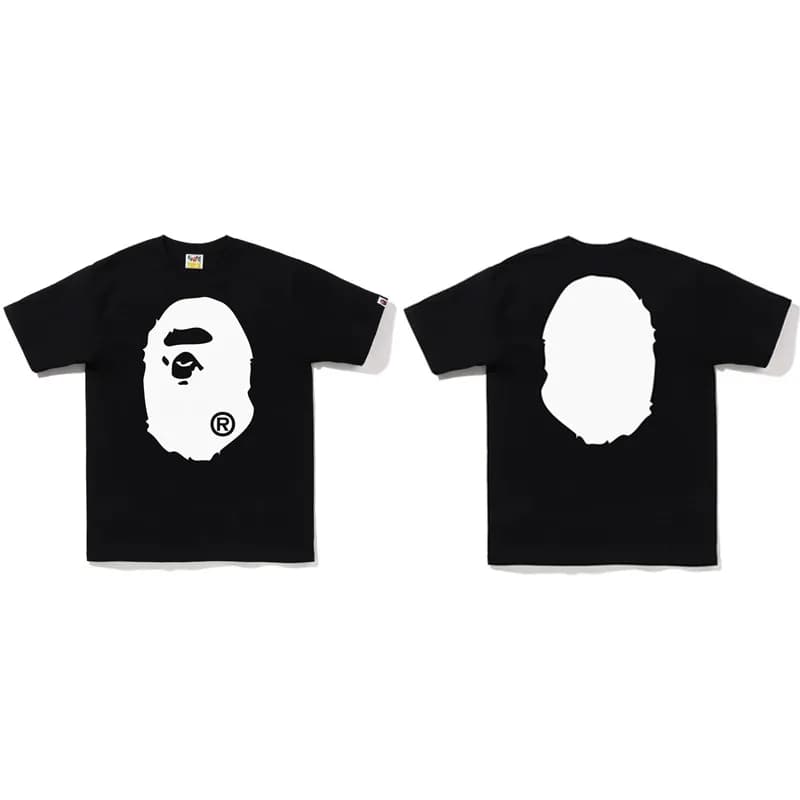 BAPE Ape Head Tee Black/White