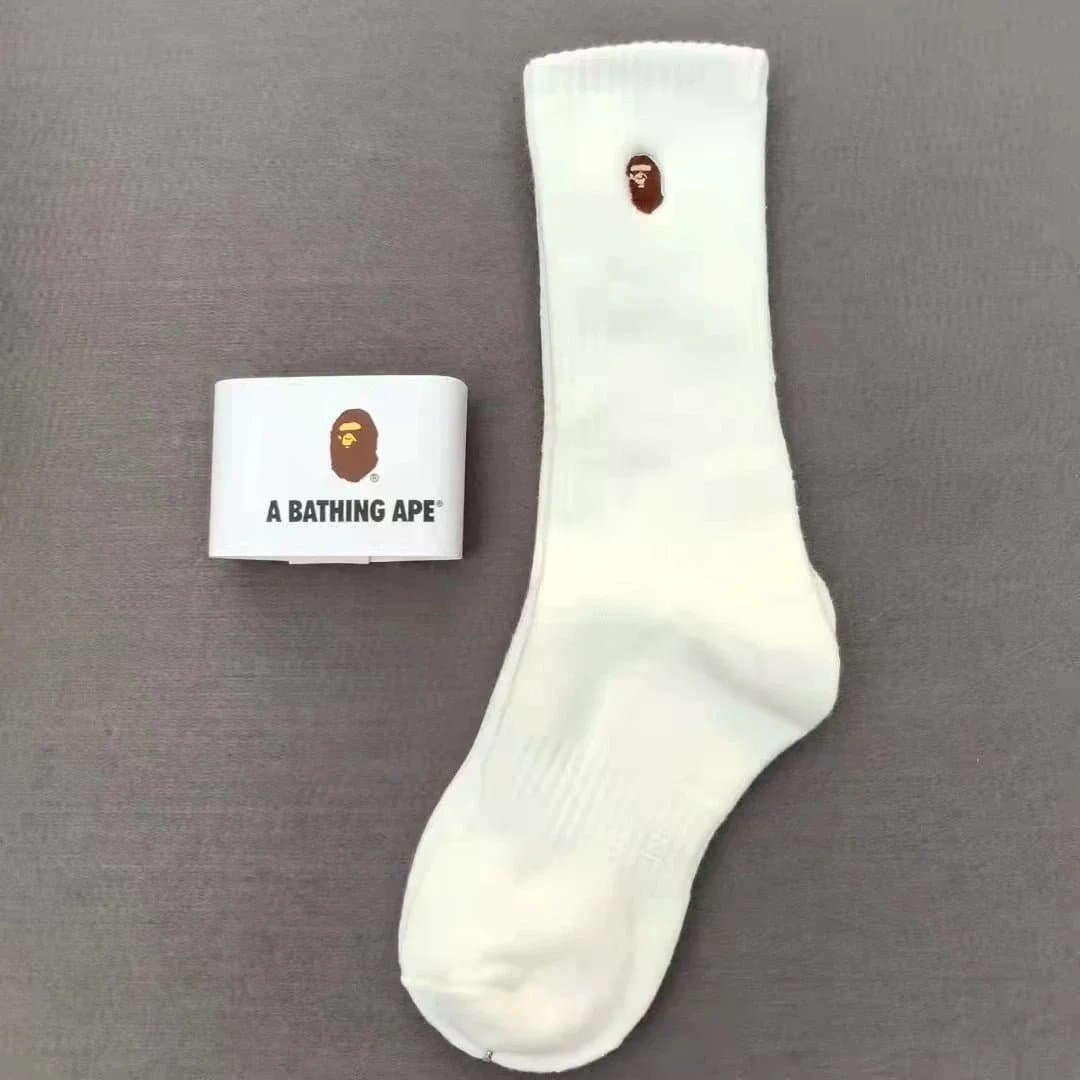 BAPE Crew Sock Ape Head Logo
