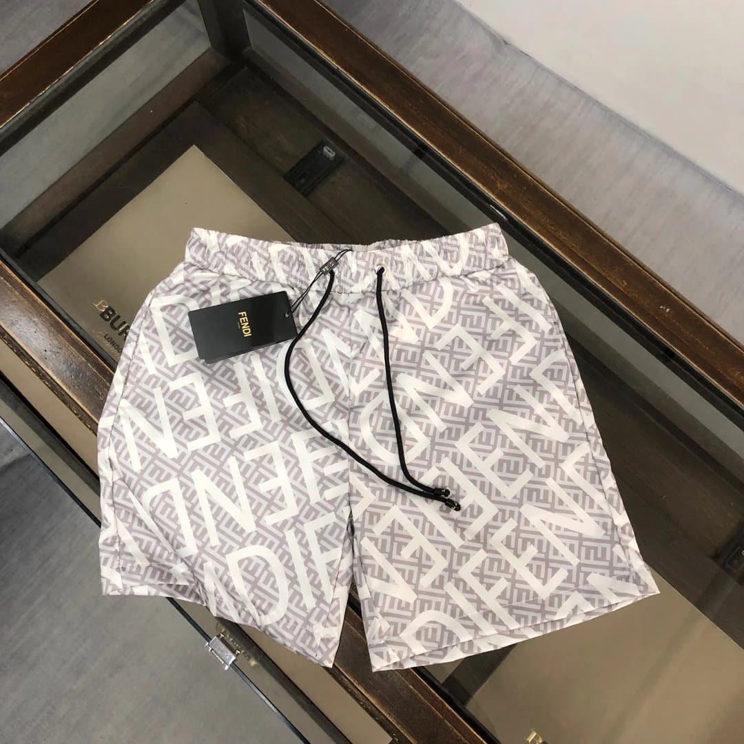 Fendi Logo-Print Shorts FF Monogram