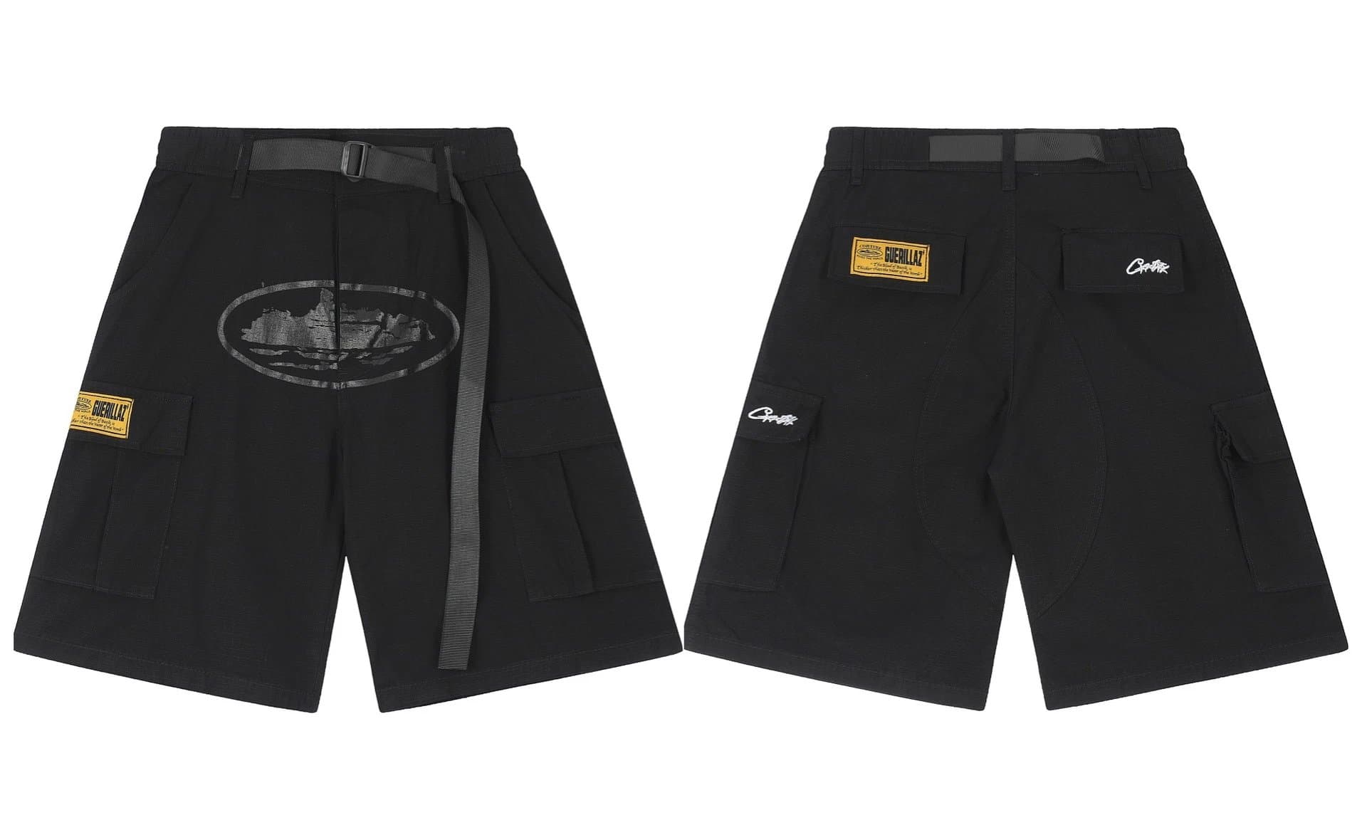Corteiz Cargo Shorts Guerrilla Logo
