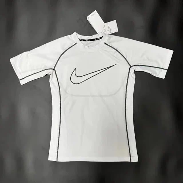 Nike Running Shorts Lightweight Tech — 白色短袖大勾