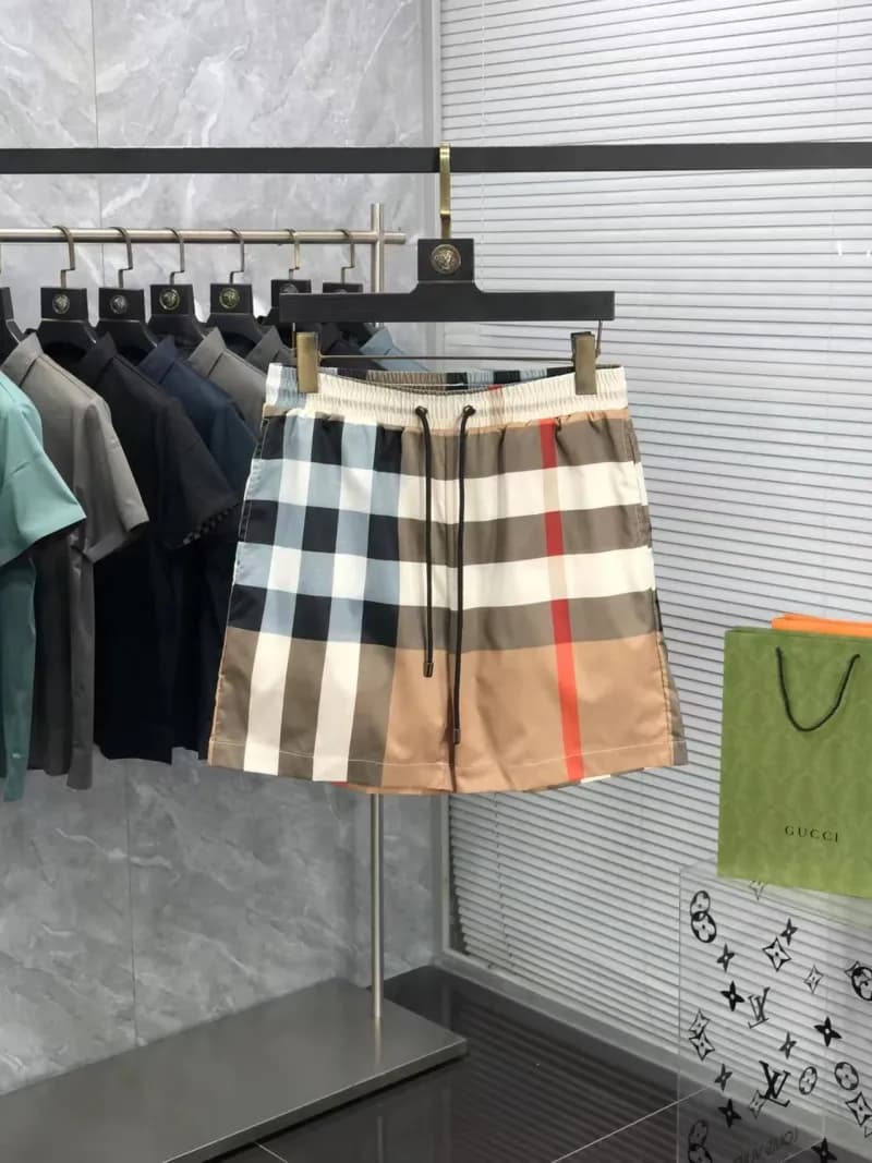 Balenciaga Logo Print Shorts Monogram Pattern — 1