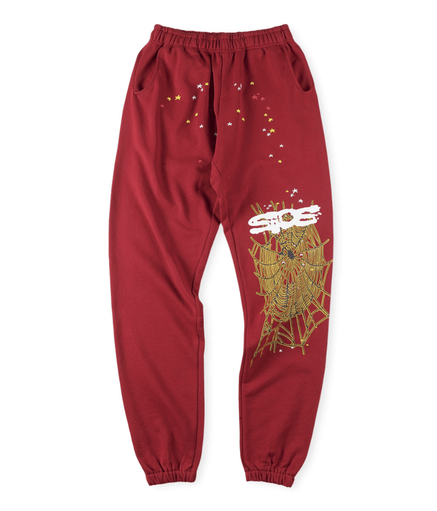 Corteiz Joggers Spider Web Print